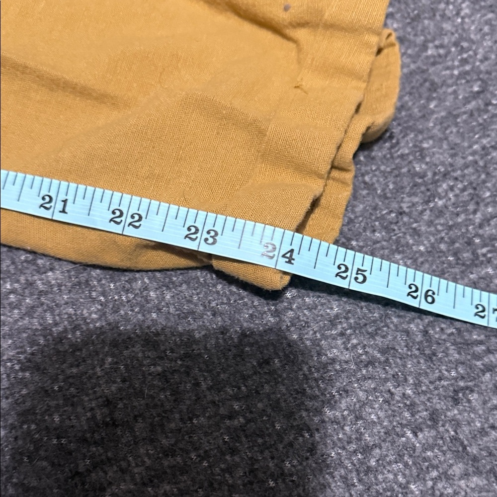 🌻 American Eagle Linen Blend Paperbag Waist Pants – Mustard Yellow (XS) - Picture 8 of 11